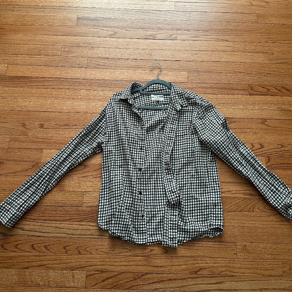 Madewell Men's Checkered shirt - DarkBrown/Black size M